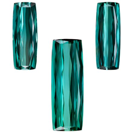 Сет из трёх индиголитов, 17.05ct, 16.15ct и 29.65ct 1