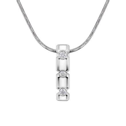 Подвес с бриллиантами, белое золото, н.керамика 1