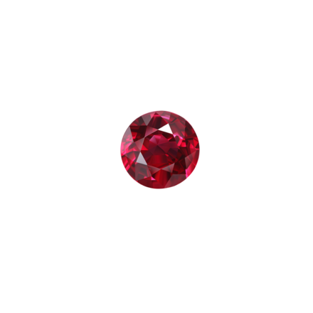 Рубин, MOZAMBIQUE, UNHEATED, Круг, 1,22ct 1