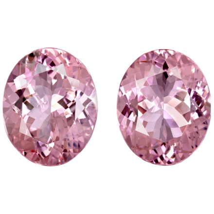 Сет из двух морганитов, Овал, 2-15,82ct 1