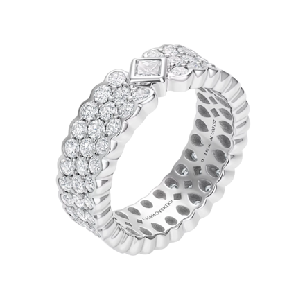 Кольцо с бриллиантами, платина 1