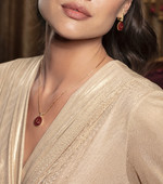 Серьги с бриллиантами, желтое золото, н.керамика