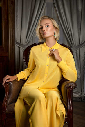 Кольцо с тсаворитами и бриллиантами, белое золото 4