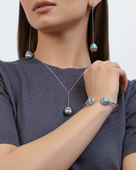 Браслет с бриллиантами, белое золото, н.керамика