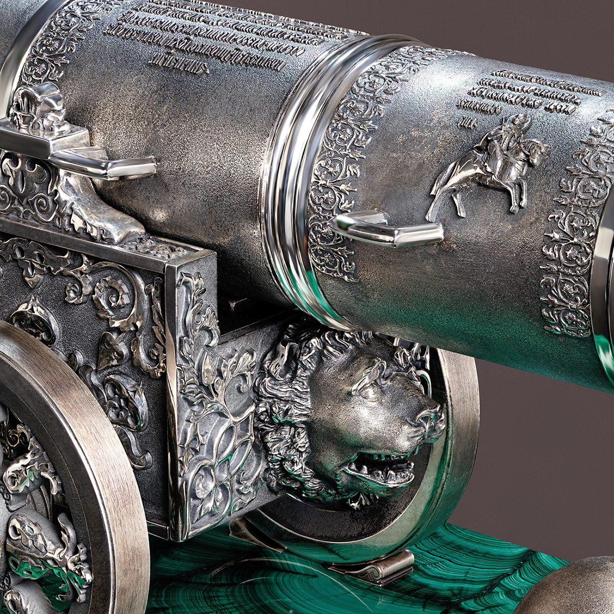 Настольная скульптура «Царь - пушка»