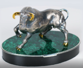 Настольная скульптура «Бык большой»