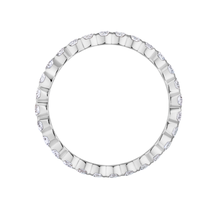 Кольцо с бриллиантами, белое золото 2