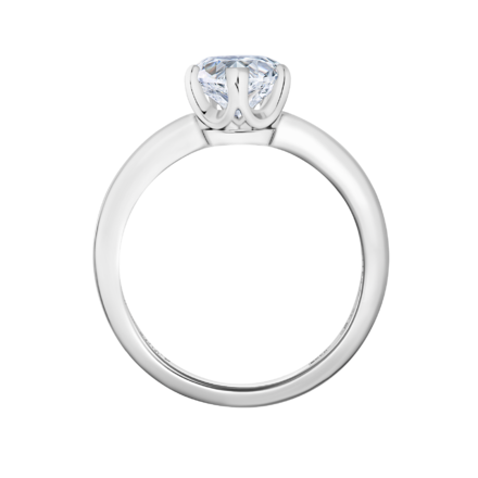 Кольцо с бриллиантами, белое золото 3