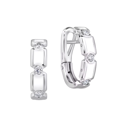 Серьги с бриллиантами, белое золото, белая н.керамика 1