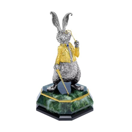 Настольная скульптура «Мудрый кролик» 1