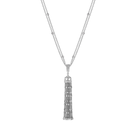 Подвес с бриллиантами, белое золото 1