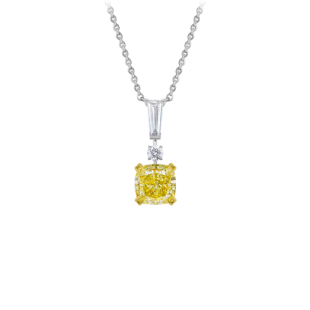 Колье с бриллиантами, белое золото 1