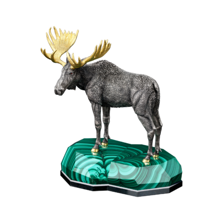 Настольная скульптура «Лось» 2