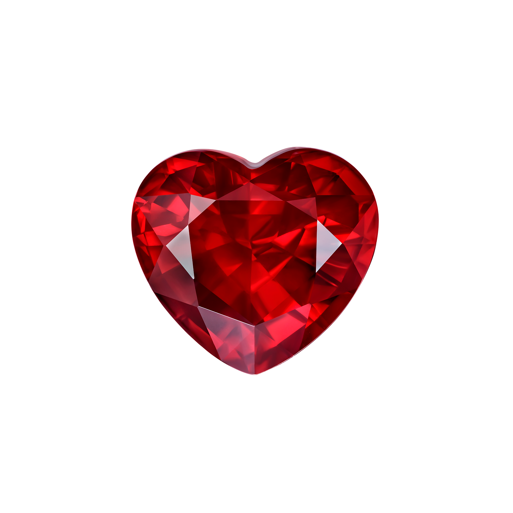 Рубин, MOZAMBIQUE, сердце, цвет голубиная кровь, 5.42 ct