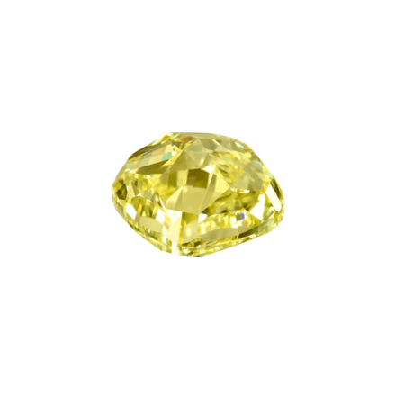 Жёлтый бриллиант, Кушон, 5.02ct 2