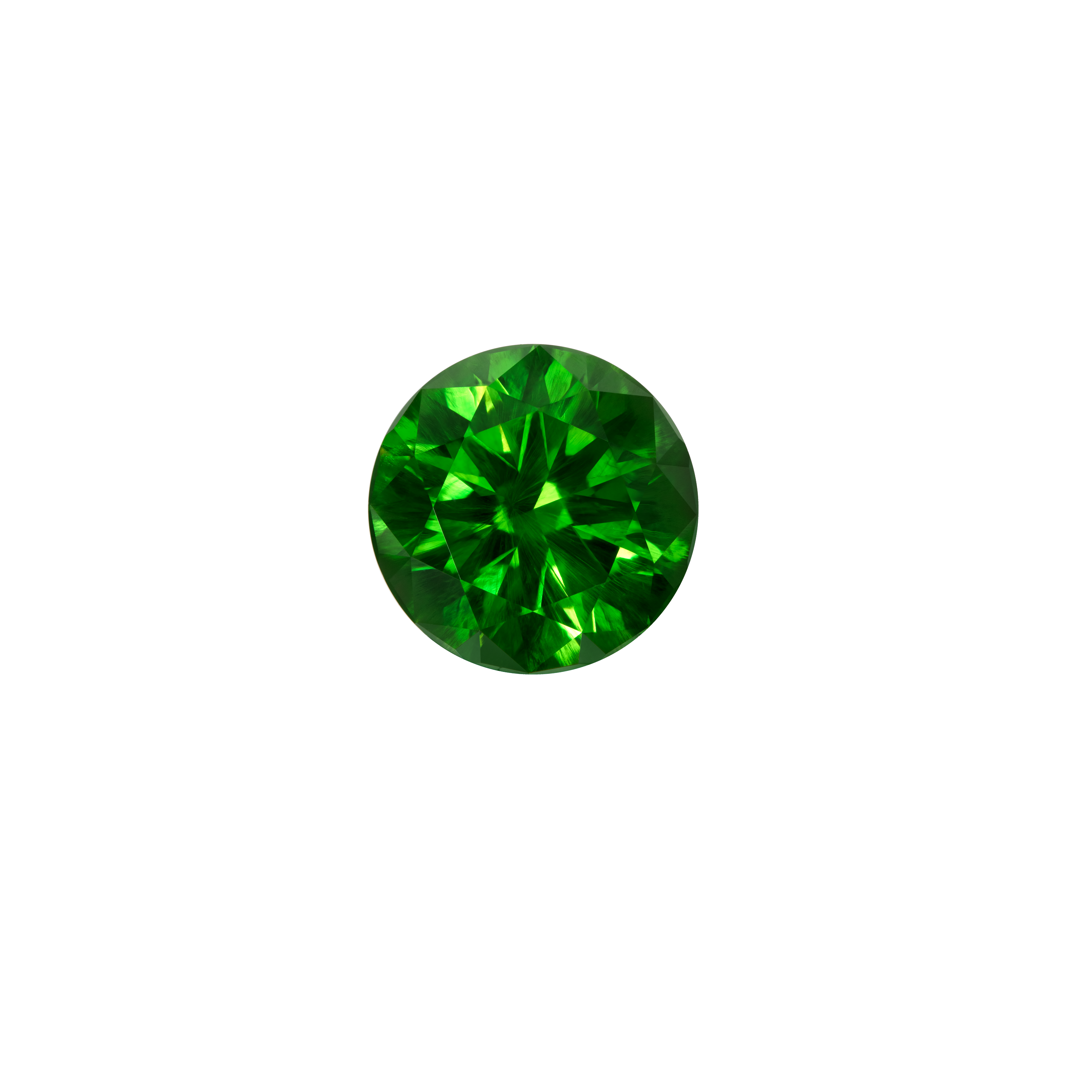 Демантоид природный, круг, 6,06ct