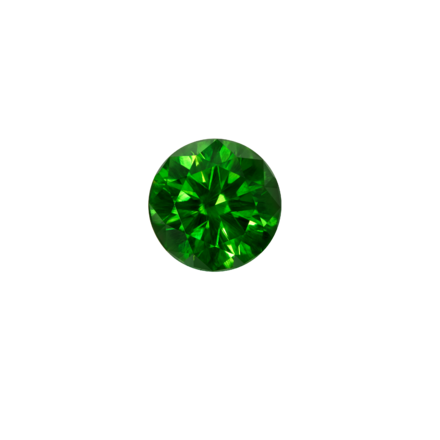Демантоид природный, круг, 6,06ct 1