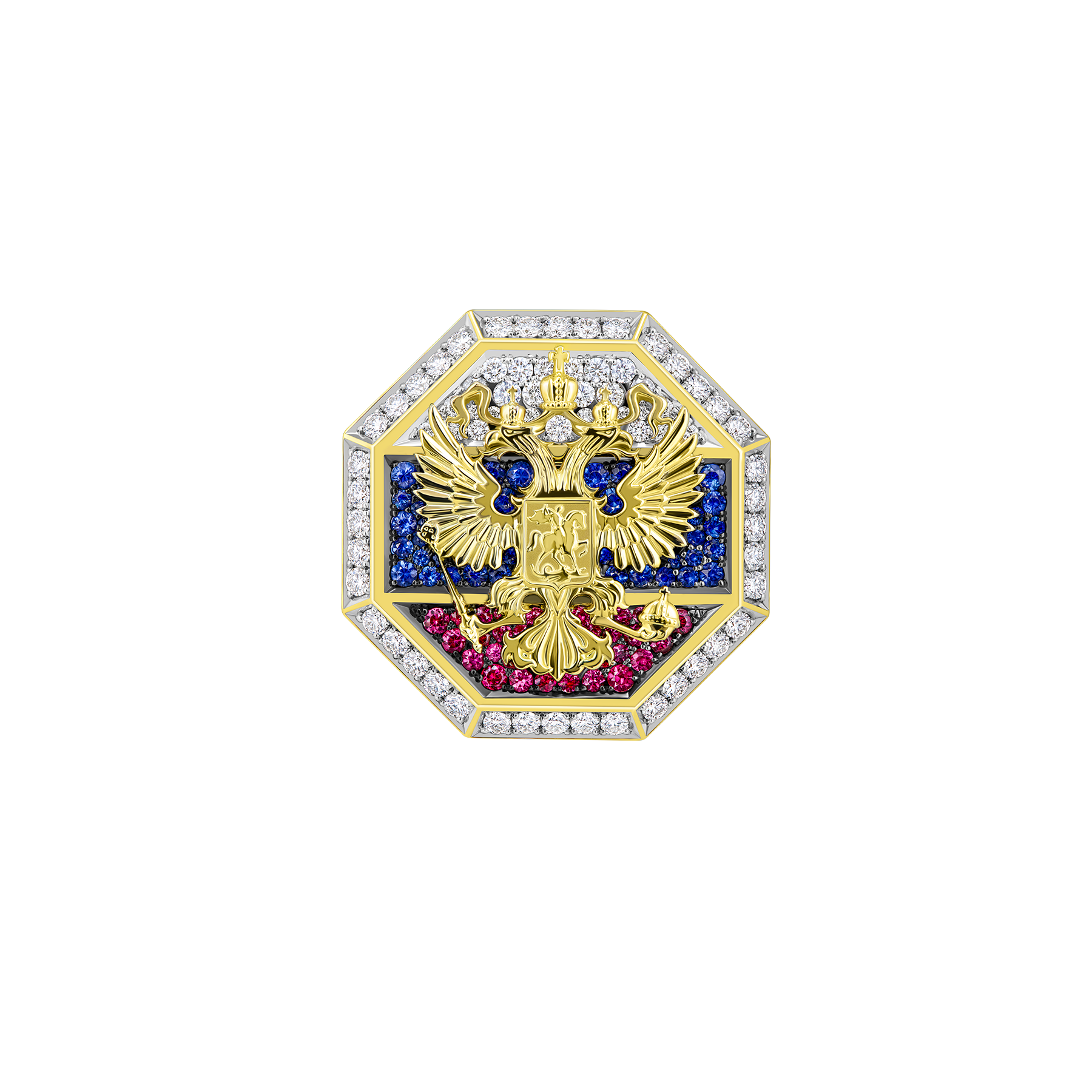 Нагрудный знак Герб России