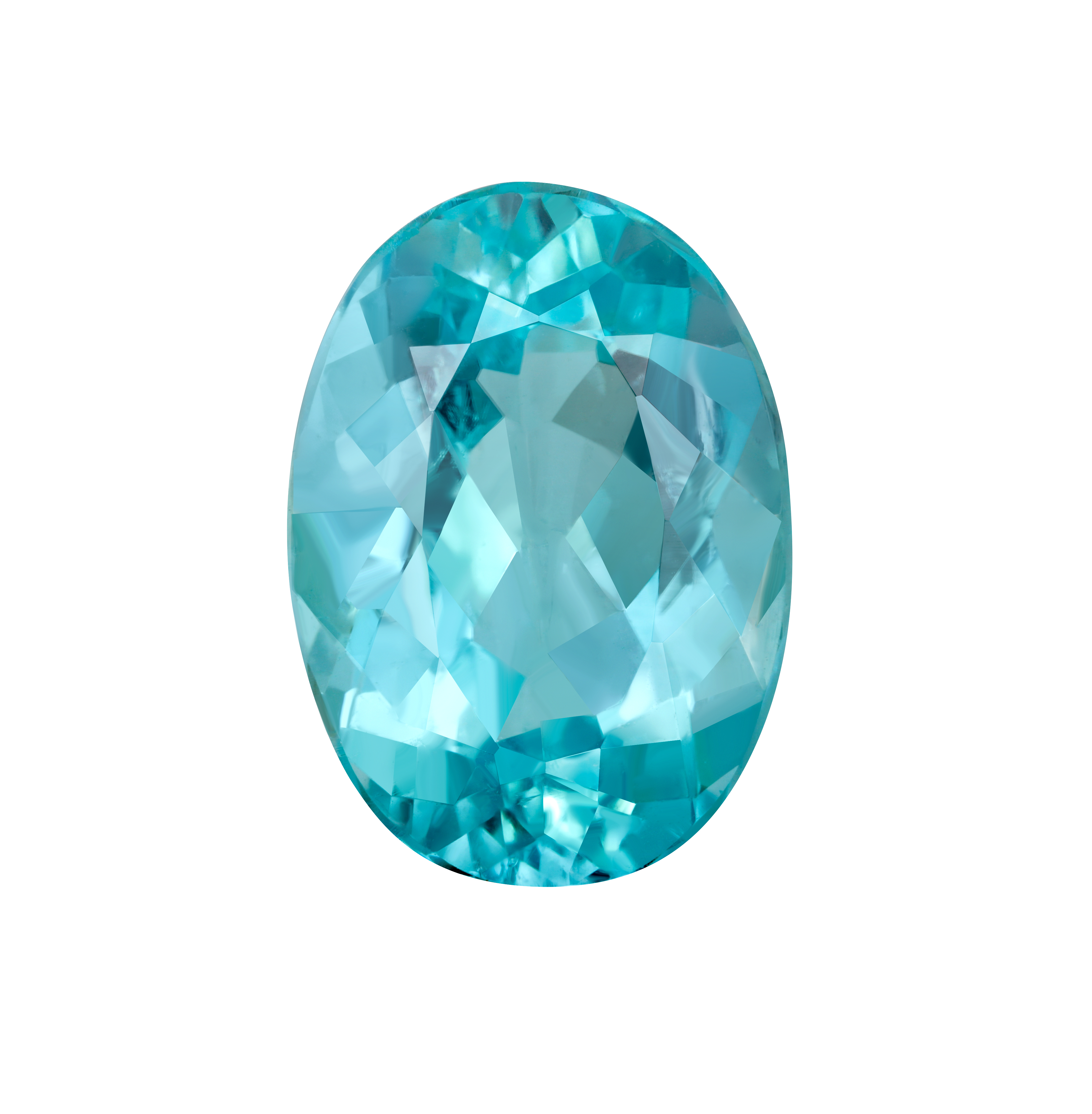 сине-голубой турмалин огранка